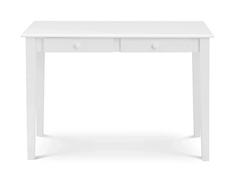 Julian Bowen Carrington Desk, White, Height: 74, Width: 110, Depth: 56cm