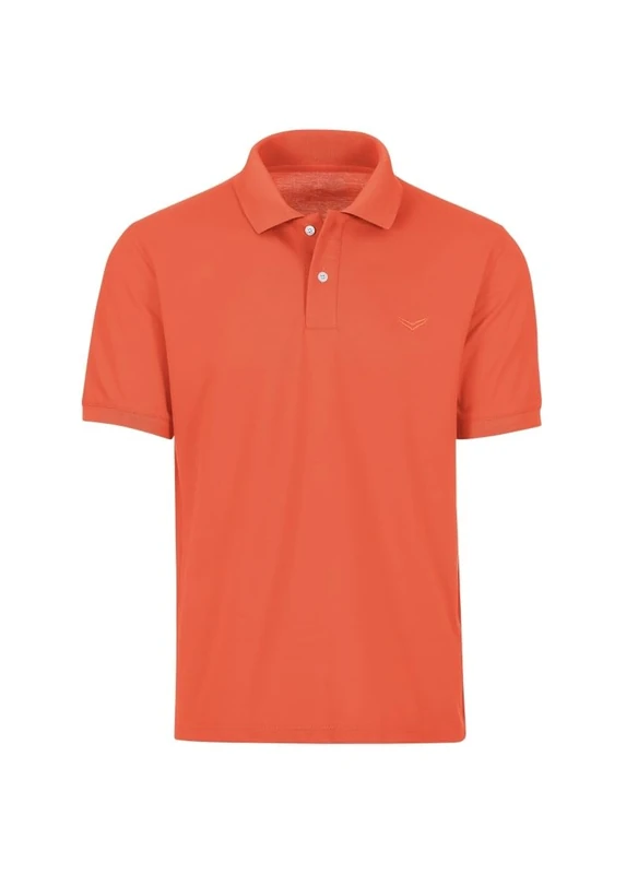 Trigema Women's 527601 Polo Shirt, Peach, XL
