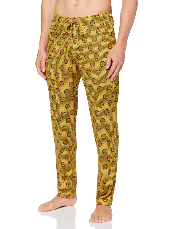 Calida Men's Viktor & Rolf Pajama Bottom, Golden Folio, X-Large