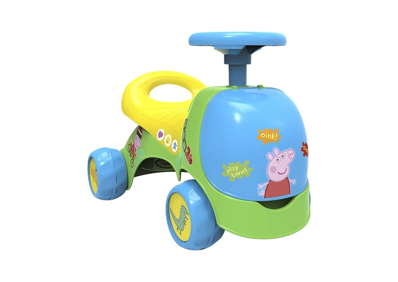 Chicos 35409 Measurements: 53 cm x 32 cm Chicos-2in1 Runner and Walker Peppa Pig. With Storage Drawers from 10 Months. Dimensions, Multicoloured, 53 cm x 32 cm x 36 cm