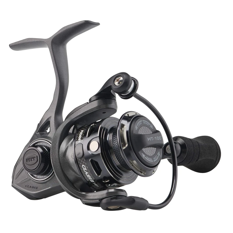 Penn 2020 Clash II, Size 1000, Saltwater Spinning Fishing Reel, Front Drag, Ambidextrous, CLAII1000, 1522155