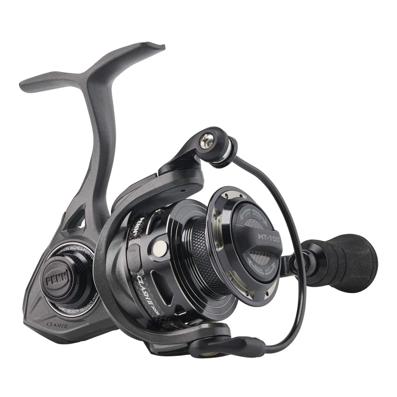 Penn 2020 Clash II, Size 2000, Saltwater Spinning Fishing Reel, Front Drag, Ambidextrous, CLAII2000, 1522156