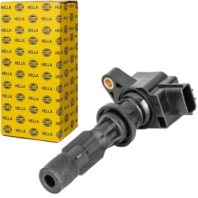 HELLA 5DA 230 036-061 Ignition Coil - 3-pin connector - Flush-Fitting Pencil Ignition Coils - Bolted