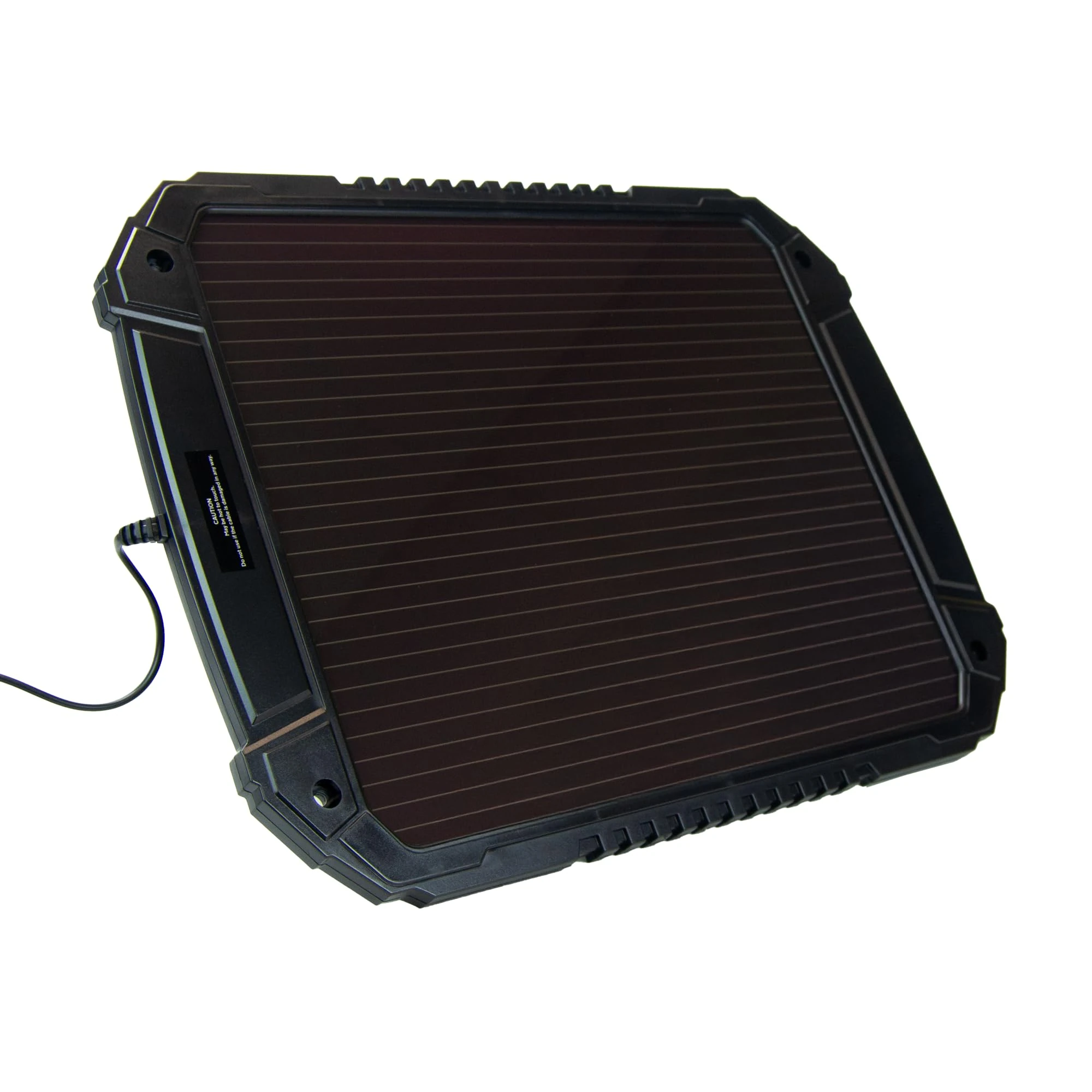 AA 12 V Car Solar Battery Trickle Charger, AA1432 - for Vehicles and Caravans - Battery Connectors Included, Solar 4.8W, Black