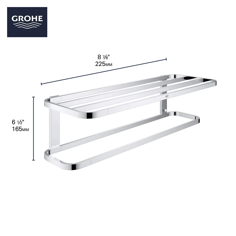 GROHE Selection Multi-Towel Rack Brushed Nickel 41066EN0