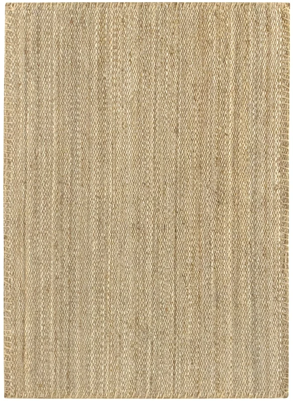 HAMID - Rug Jute Granada Natural Colour, Jute Rug, Area Rug 100% Jute Fibre, Handmade, Braided Rug for Home, Living Room, Floor Carpet, (170x120)