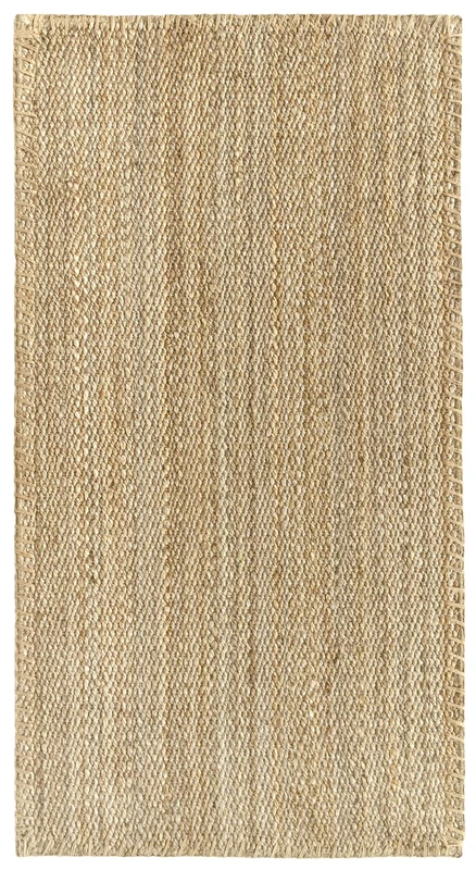 HAMID - Rug Jute Granada Natural Colour, Jute Rug, Area Rug 100% Jute Fibre, Handmade, Braided Rug for Home, Living Room, Floor Carpet, (150x80)