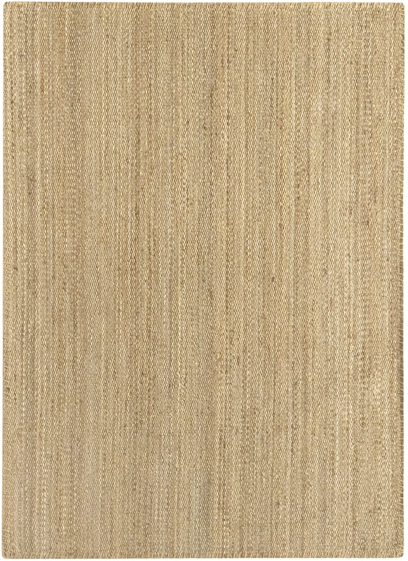 HAMID Jute Rug - Granada 100% Natural Jute Fiber - Soft, Medium Strength - Hand-Woven - Living, Dining, Bedroom, Hall - Natural, 200x290cm