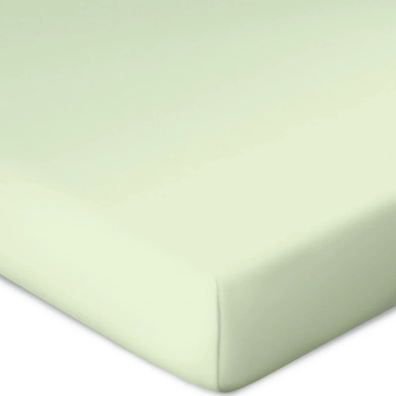 Bassetti Fitted Sheet for Box Spring Topper Plain Colour Lime W0/32 Size 90 x 190 100 x 220 cm - Image 1