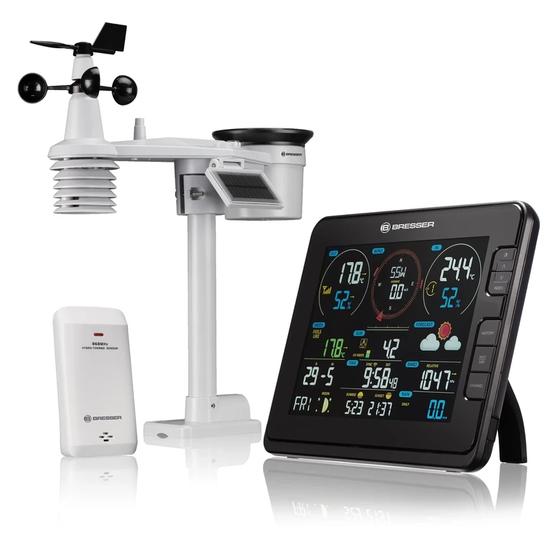 Explore Scientific 7-in-1 WiFi Professional Weather Station with Weather Underground
