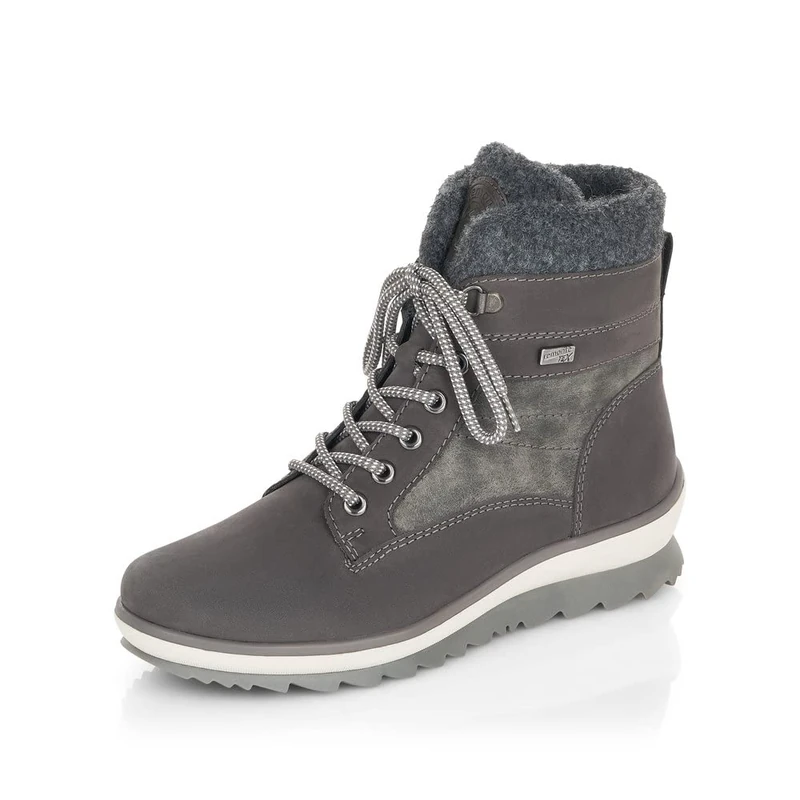 Remonte Women's R8477 Snow Boot,Granite Smoke Granite Fumo 45, 4 UK