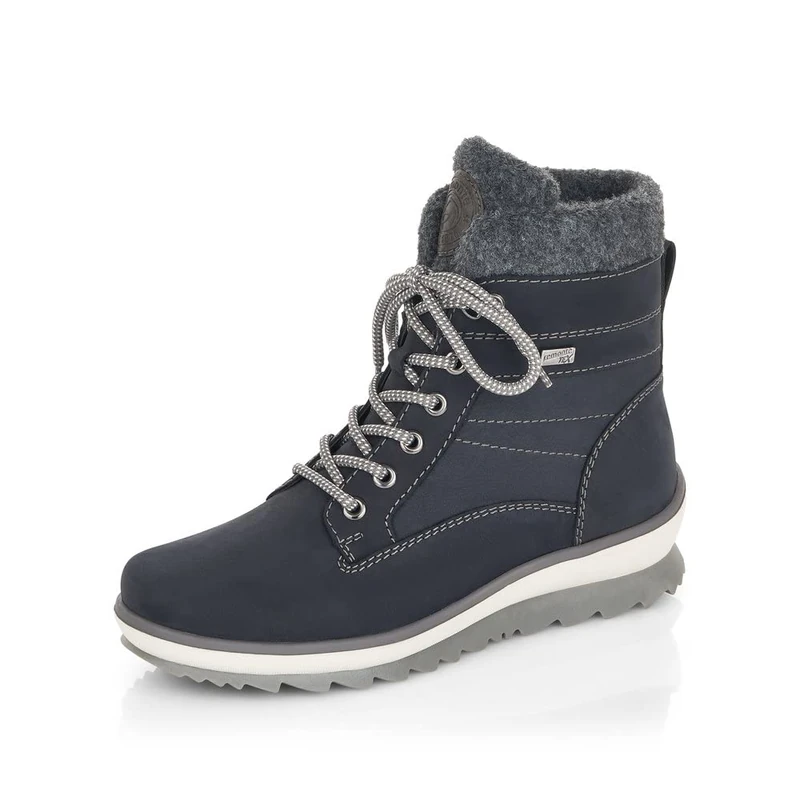 Remonte Women's R8477 Snow Boot,Pacific Pacific Granite Fumo 14, 6 UK