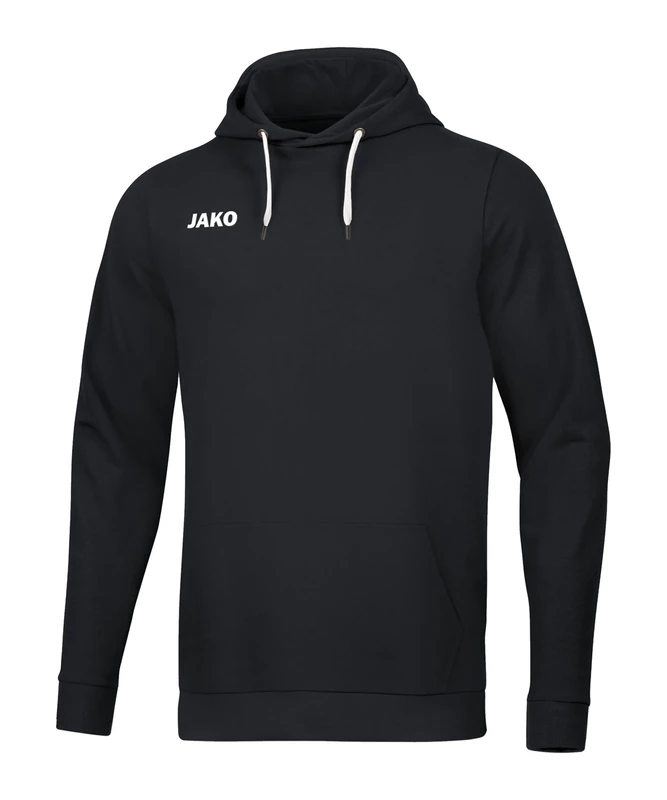 JAKO Men's Base Hooded Sweatshirt, Black, 4XL