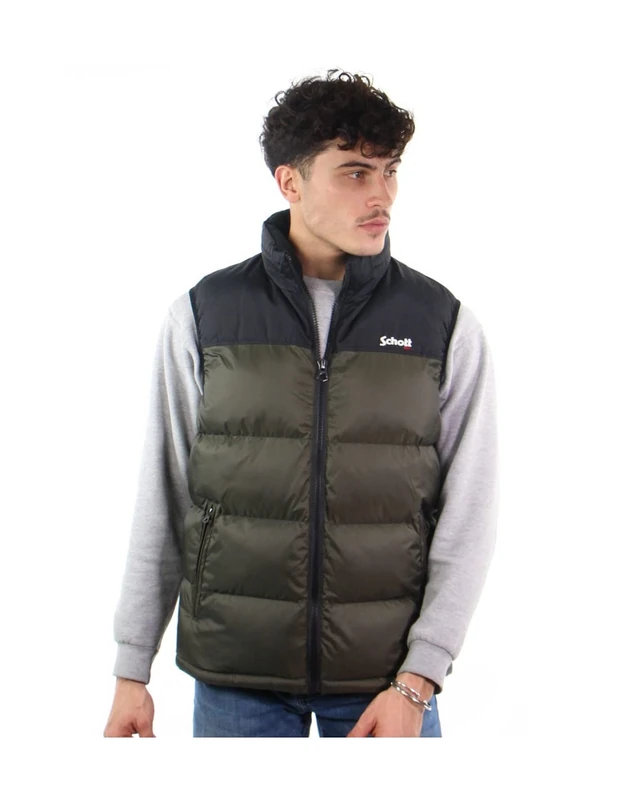 Schott NYC Men's Utahv Jacket Not Applicable, Khaki, X-Large