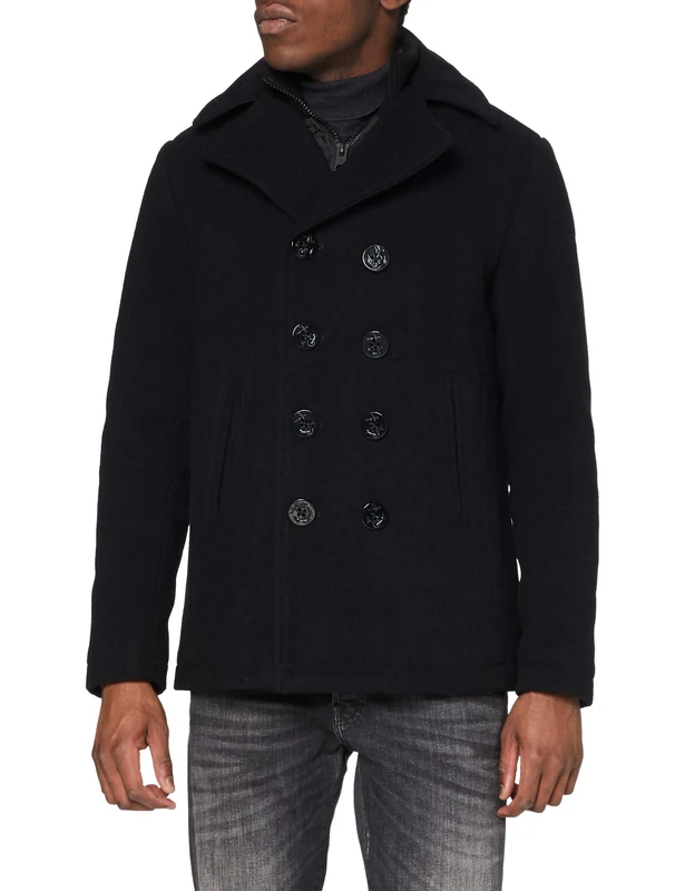 Schott NYC Men's Cyclone2 Jacket, Dark Navy, 4X-Large