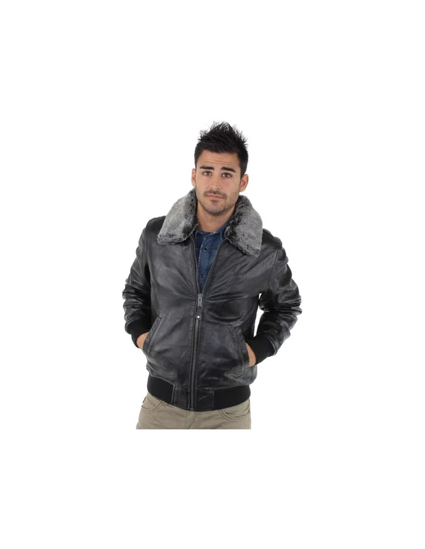 Schott NYC Men's Lc930dgt Leather Jacket Not Applicable, Black, 5X-Large