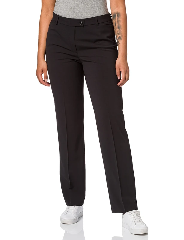 Atelier GARDEUR Women's Dora_61458_99 Trouser, Black, 10L UK (36L)