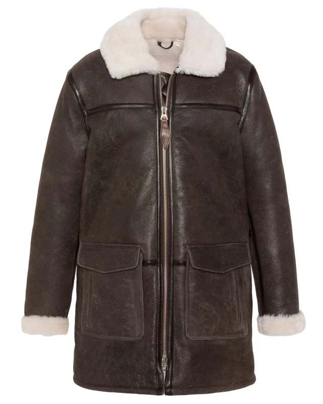 Schott NYC Men's Lccolorado Leather Jacket Not Applicable, Brown, Medium