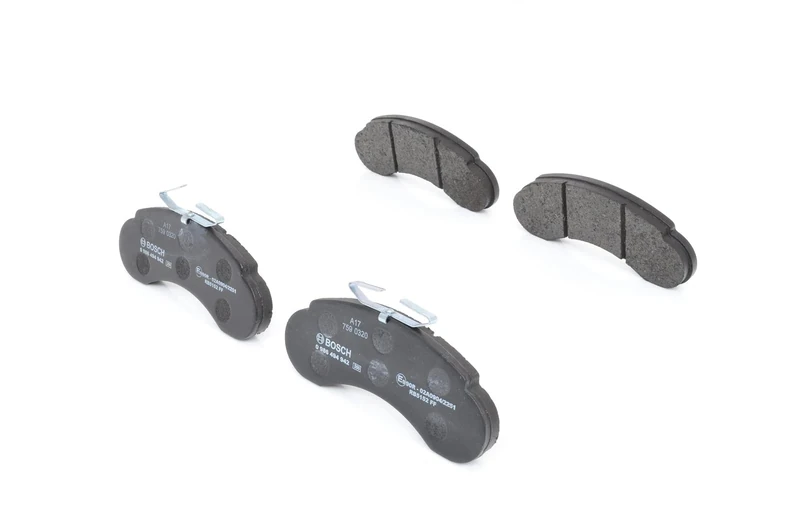 Bosch BP1793 - Brake Pads Car Front Axle - Bosch Quality - Reduced Noise and Dust - ECE-R90 Certified - Copper-Free - 1 Set of 4 Pads