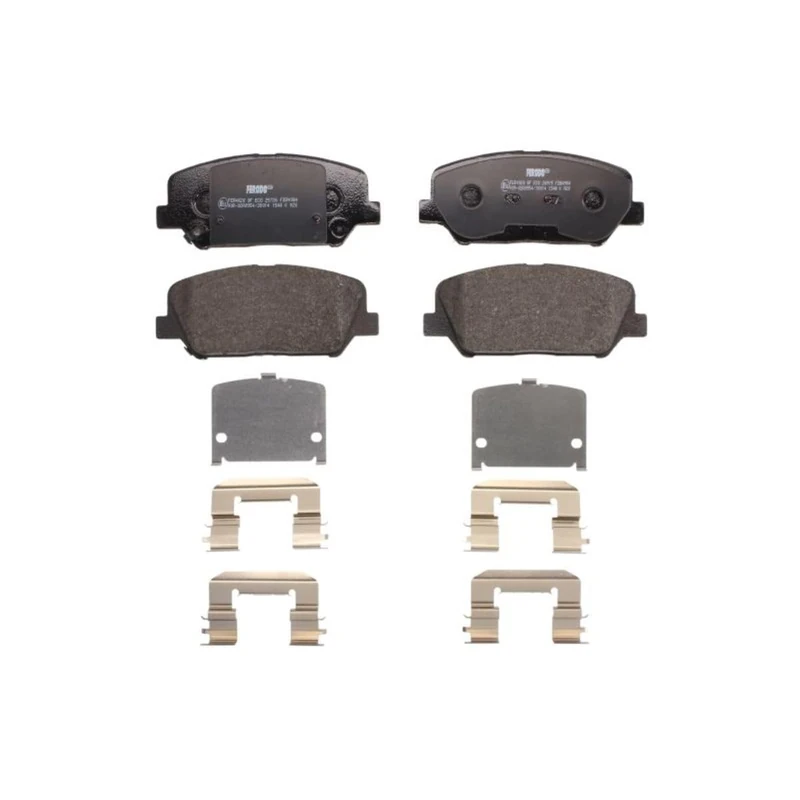 FERODO Brake Pads | FDB4984 | Front | for HYUNDAI EQUUS/CENTENNIAL 2009-2016 | OE-Matching Quality | Eco-Friction Fuse+ Technology
