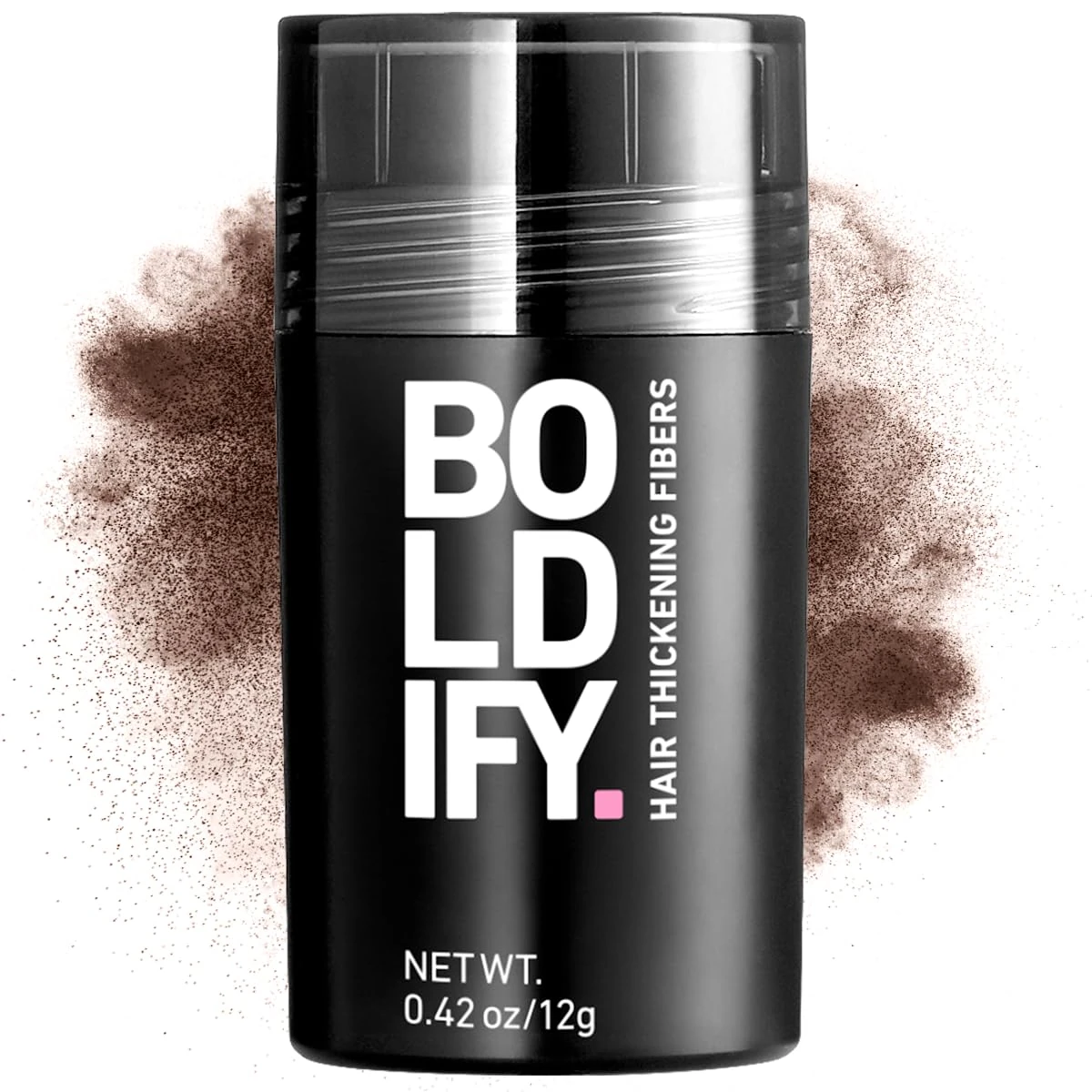 BOLDIFY Hair Fibres (12g) - Fill In Thinning and Fine Hair for an Instantly Fuller, Thicker Look - 14 Shades for Women and Men - Hazel Brown