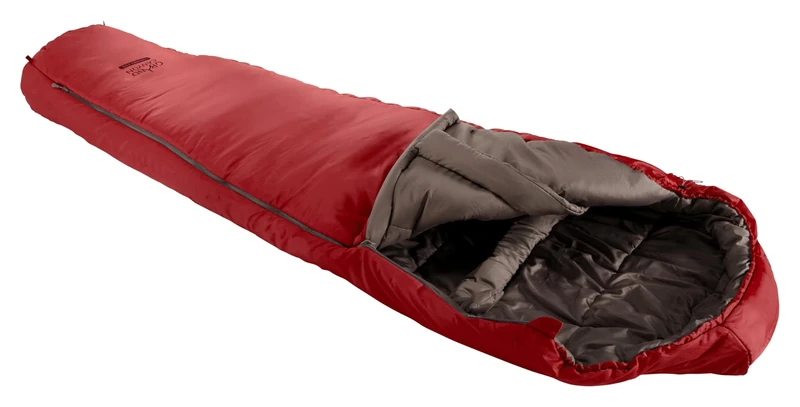 Grand Canyon FAIRBANKS 205 Mummy sleeping bag - Premium sleeping bag for outdoor camping - Limit -4° - Red Dahlia