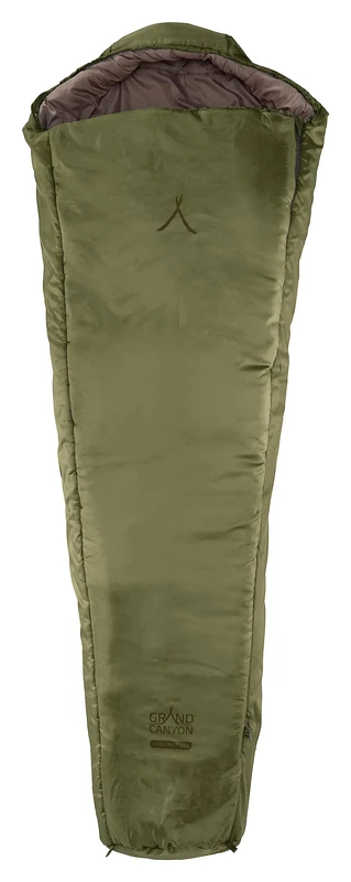 Grand Canyon FAIRBANKS 190 Mummy sleeping bag - Premium sleeping bag for outdoor camping - Limit -4° - Capulet Olive