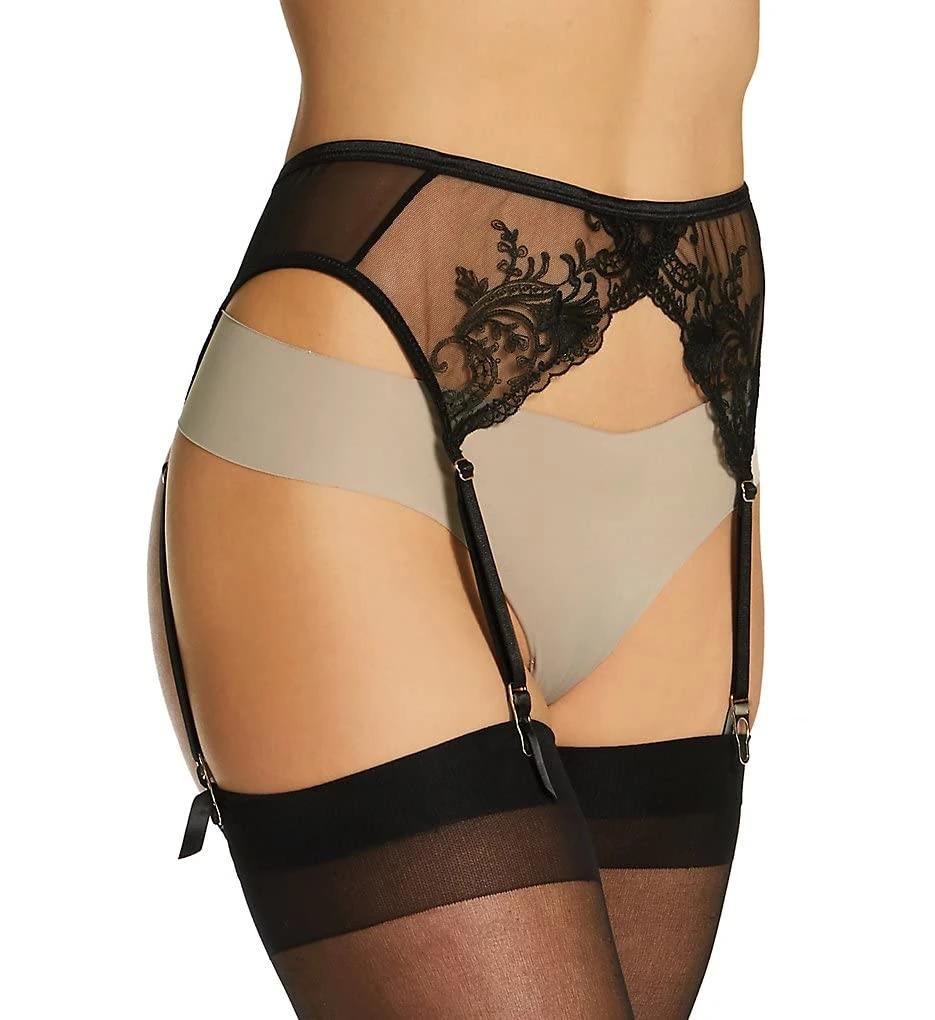 BLUEBELLA Marseille 40994 Women's Black Lace Garter Belt Suspender Belt 8