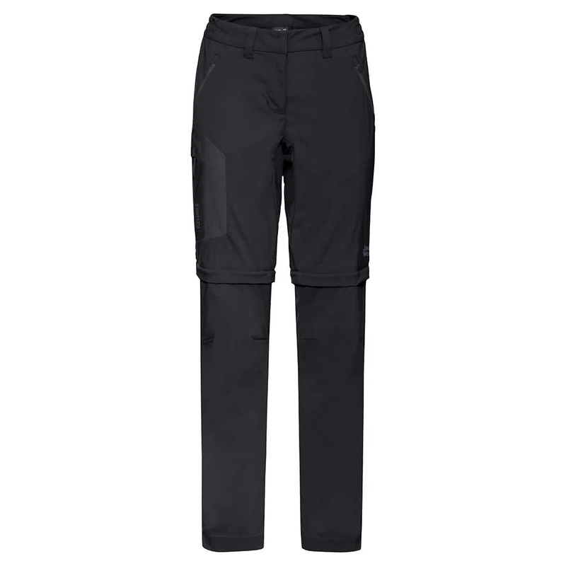 Jack Wolfskin Overland Zip Away Pants Women's Pants - Black, 80