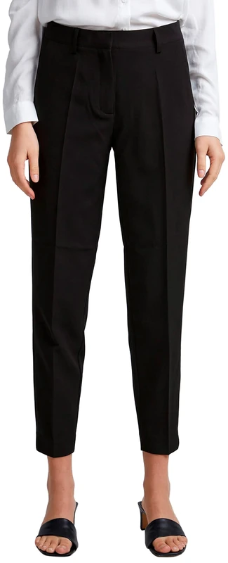 ICHI Women's IXLEXI PA3 Dress Pants, 194008/black, 38 - Image 1