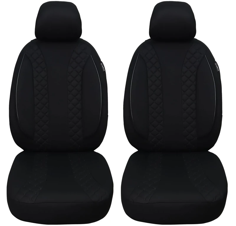 BREMER SITZBEZÜGE Seat Covers for Car Seats Compatible with Opel Vectra 2002-2008 Driver and Passenger Protective Covers Seat Protector Seat Cover FB:N304 (Black)