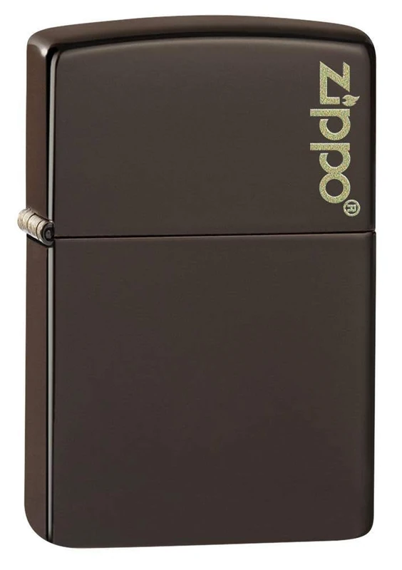 Zippo Brown Zippo Logo Pocket Lighter