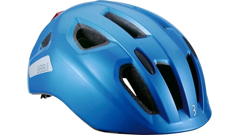 Bbb Cycling Cycling Bike Helmet for Kids Sonar | Boys and Girls | Road and Urban Cycling Skateboard Inline Skating Scooter | BHE-171 | Glossy Blue M (52-58 cm), M (52-58cm) - Image 1