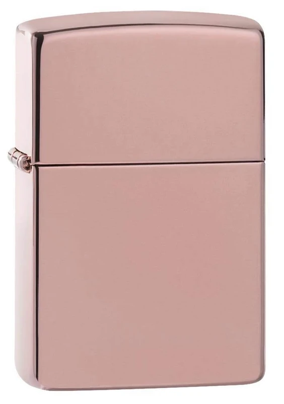 Zippo Windproof Lighter - High Polished Rose Gold Finish - Refillable for Lifetime Use - Adjustable Flame - Gift Box - Metal Construction - Made in USA