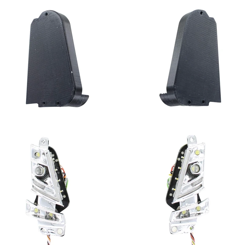 Carson 1:14 7.2/14V Volvo Headlight Board, RC Truck, Accessories for Tamiya Trucks, Spare Parts, Tuning Parts, Model Making, 500907507