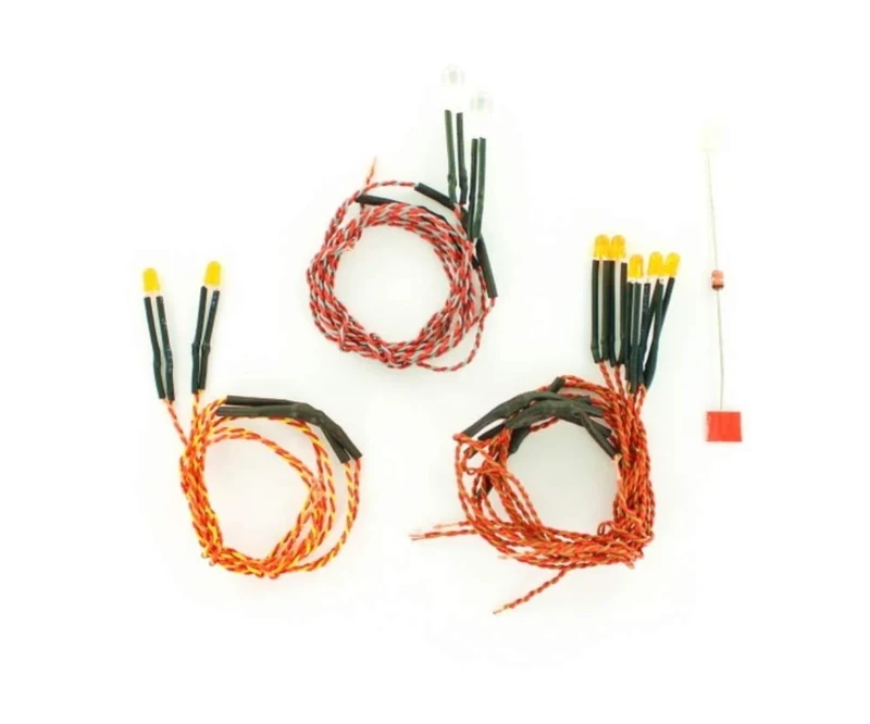 Carson Volvo 500907494 1:14 7.2/12V Position Lamp Set, RC Accessories for Tamiya Trucks, Spare Parts, Tuning Parts, Model Making, Made in Germany