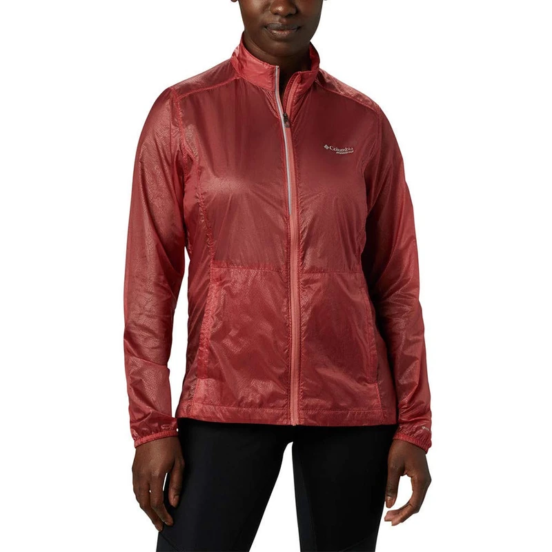 Columbia Women's windbreaker jacket, womens, Women's Jacket, 1886171, Dusty Crimson A, XL - Image 1