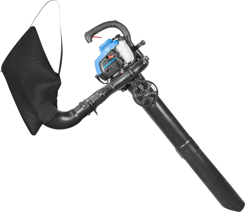 Güde GBLS 7500-26.1 Petrol Leaf Vacuum Cleaner (2-stroke engine, 0.75 kW / 1.0 HP engine power, TÜV/GS, 26 cm³ displacement, 252 km/h blow speed, 600 m³/h air volume flow, 1:10 shredder rate, 40 l