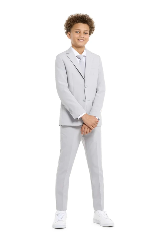 OppoSuits Teen Boys Suit - Groovy Grey - Size: 12