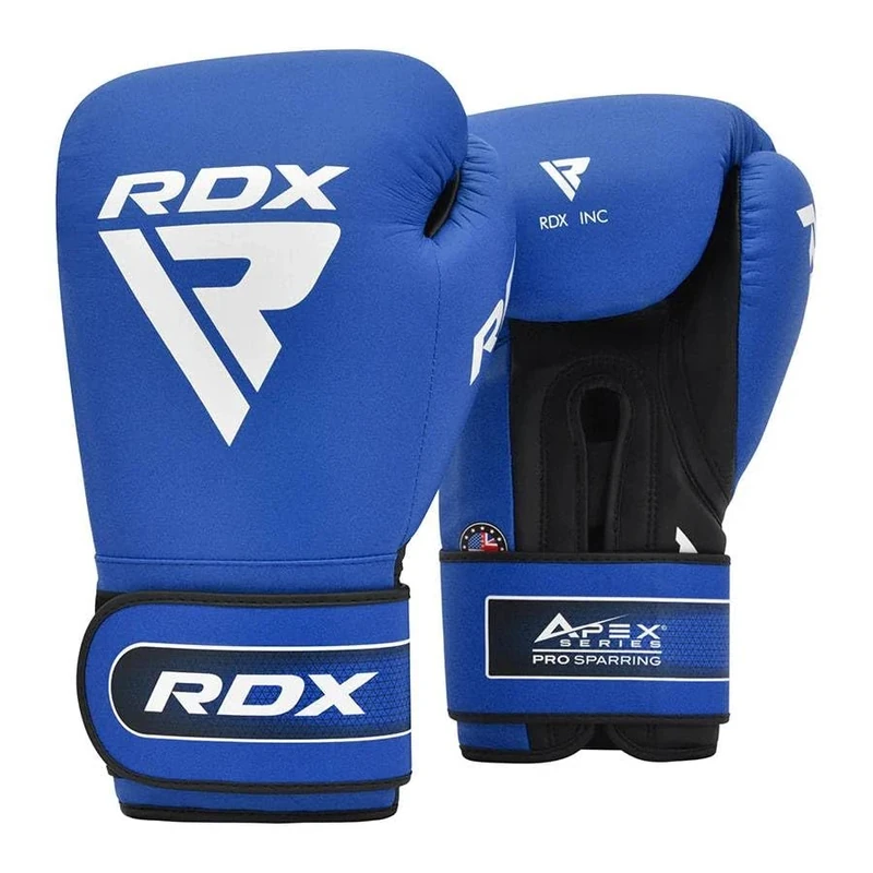 RDX Boxing Gloves Pro Sparring Apex A5 Blue-16Oz