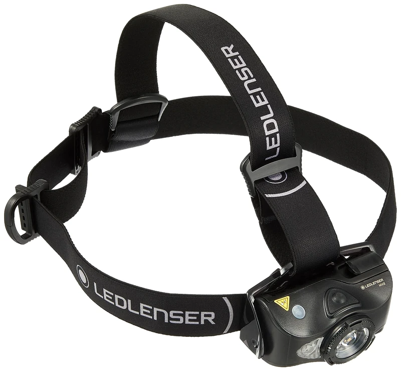 Ledlenser MH8 - Rechargeable LED Head Torch, Super Bright 600 Lumens Headlamp, Water Resistant (IP54), Camping, Fishing, Hiking Equipment, Head Torch Rechargeable, Up to 60 Hours Running Time