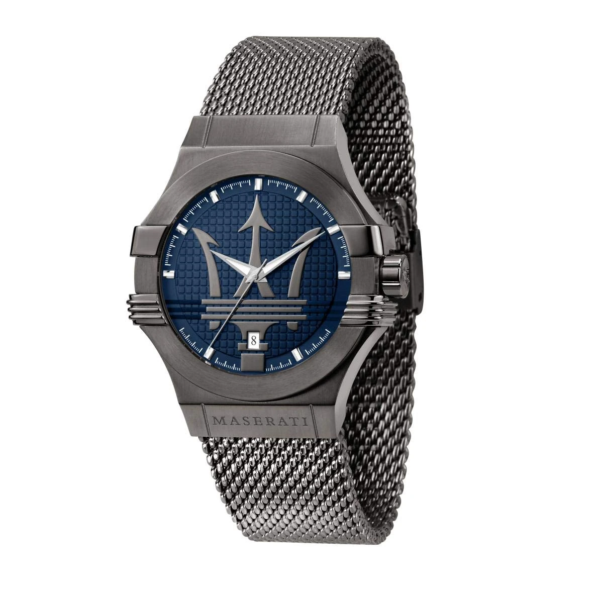 Maserati Men's Stainless Steel, Gun PVD Watch, Potenza Collection, with Stainless Steel Strap - R8853108005