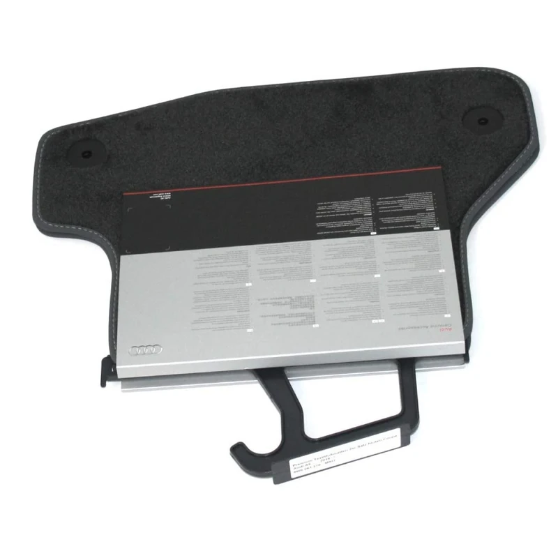 Audi 8W6061276MNO Premium Velour Floor Mats, 2 x Fabric Mats Rear Textile Floor Mats, Only for Coupé, with Push Button Attachment Points