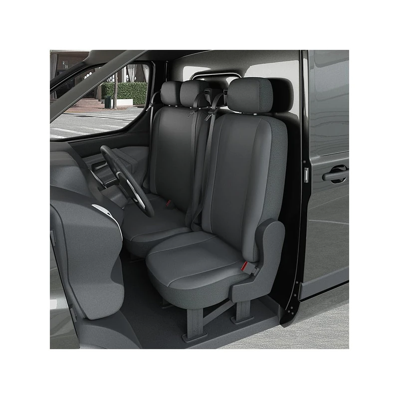 DBS 1013176 Car/Utility Seat Cover Imitation Leather Quick Installation/Compatible with Airbag/Isofix 1013176