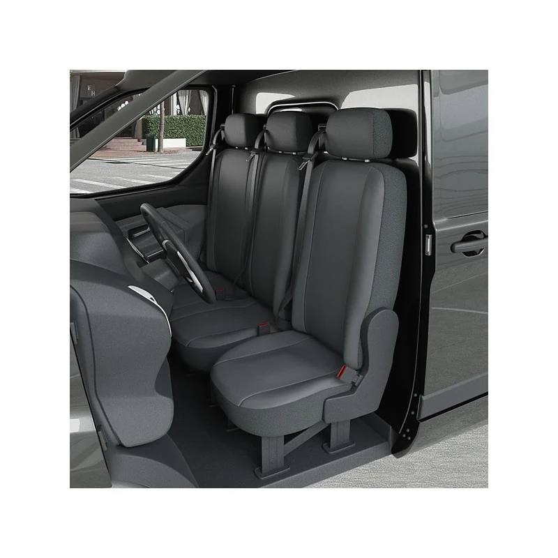 DBS 1013200 Car/Utility Seat Cover Imitation Leather Quick Installation/Compatible with Airbag/Isofix 1013200