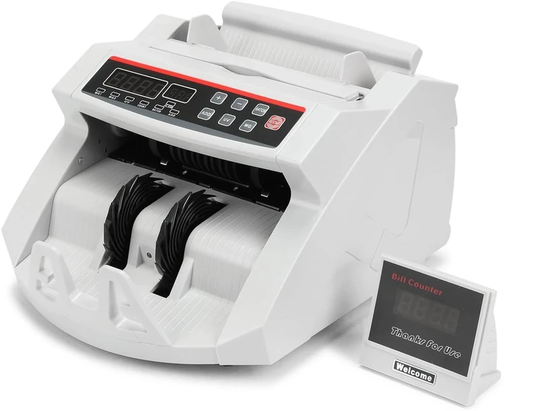 TEMPO DI SALDI Professional Banknotes Count with False Banknotes Detector and 2 Led Display