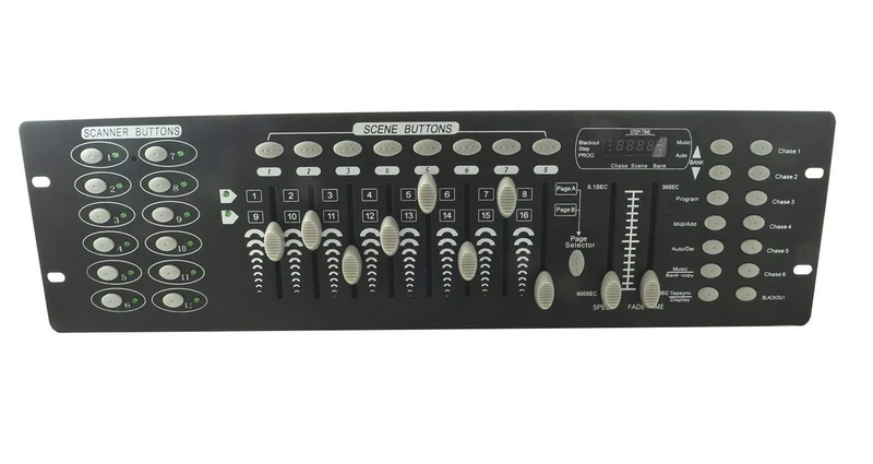 SALE TIME DMX Control Lights Effect Disc Controller For DJ Mixer With 192 Channels