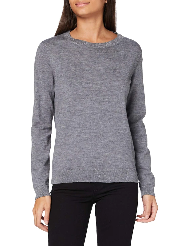 Replay Women's Dk7059.000.g22734b Pullover Sweater Not Applicable, M Iron Malange, X-Large