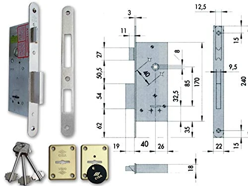 Cisa 48312 57210-40-0 Lock D/Map Infil