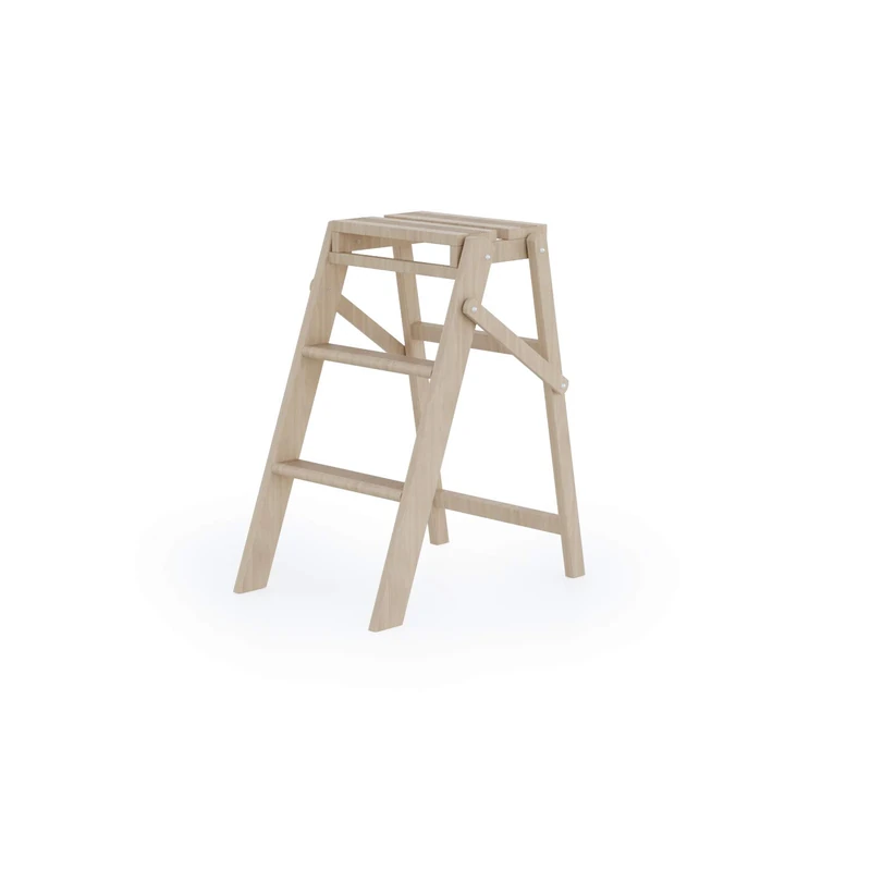 Folding Stool in Beech Wood